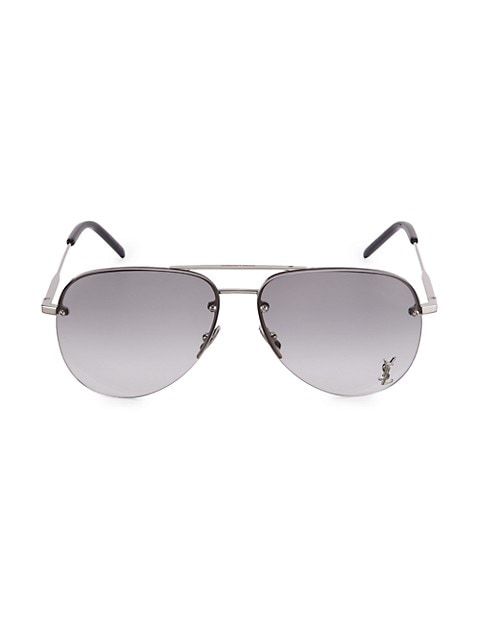 Monogram 59MM Aviator Sunglasses | Saks Fifth Avenue