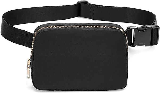 Amazon.com | Unisex Mini Belt Bag, everywhere Belt Bag for Women Men, Fanny Pack with Adjustable ... | Amazon (US)