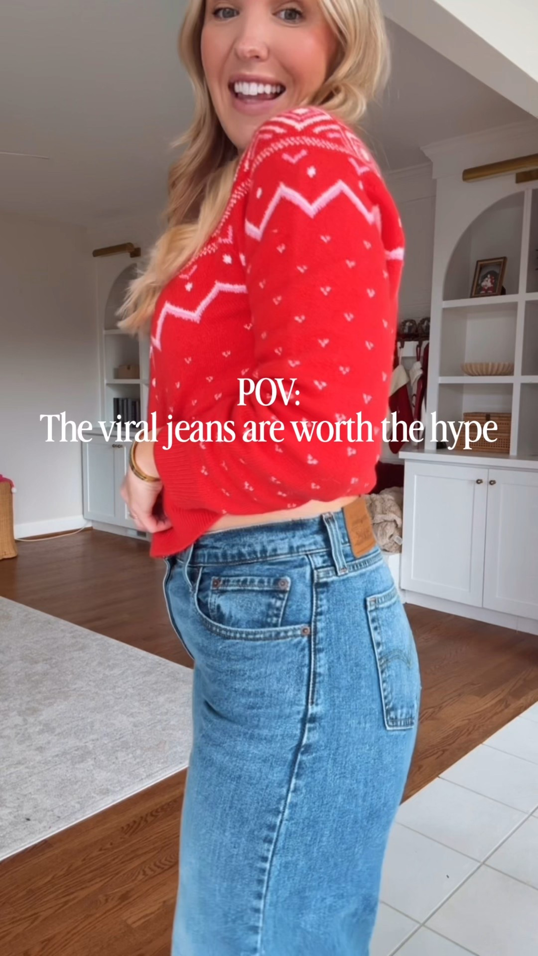 Viral jeans I’m loving’ I sized up to a 31!

#LTKMidsize #LTKSeasonal #LTKFindsUnder100