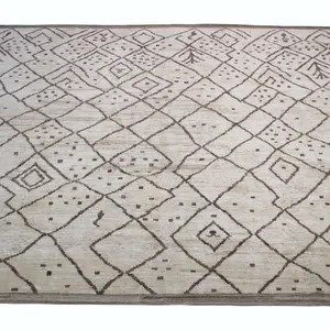 Tribal Moroccan Rug: 11x10 ft, Hand-Knotted Afghan Wool | Etsy (Global)