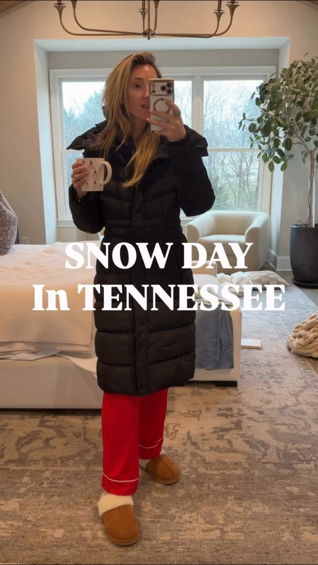 Snow day down south vs snow day up north 🤍😂 spend the day with us❄️ snow day, snow day in Franklin, TN , winter storm , #ditl