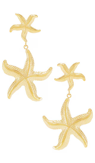 Starfish Earrings in Gold | Revolve Clothing (Global)