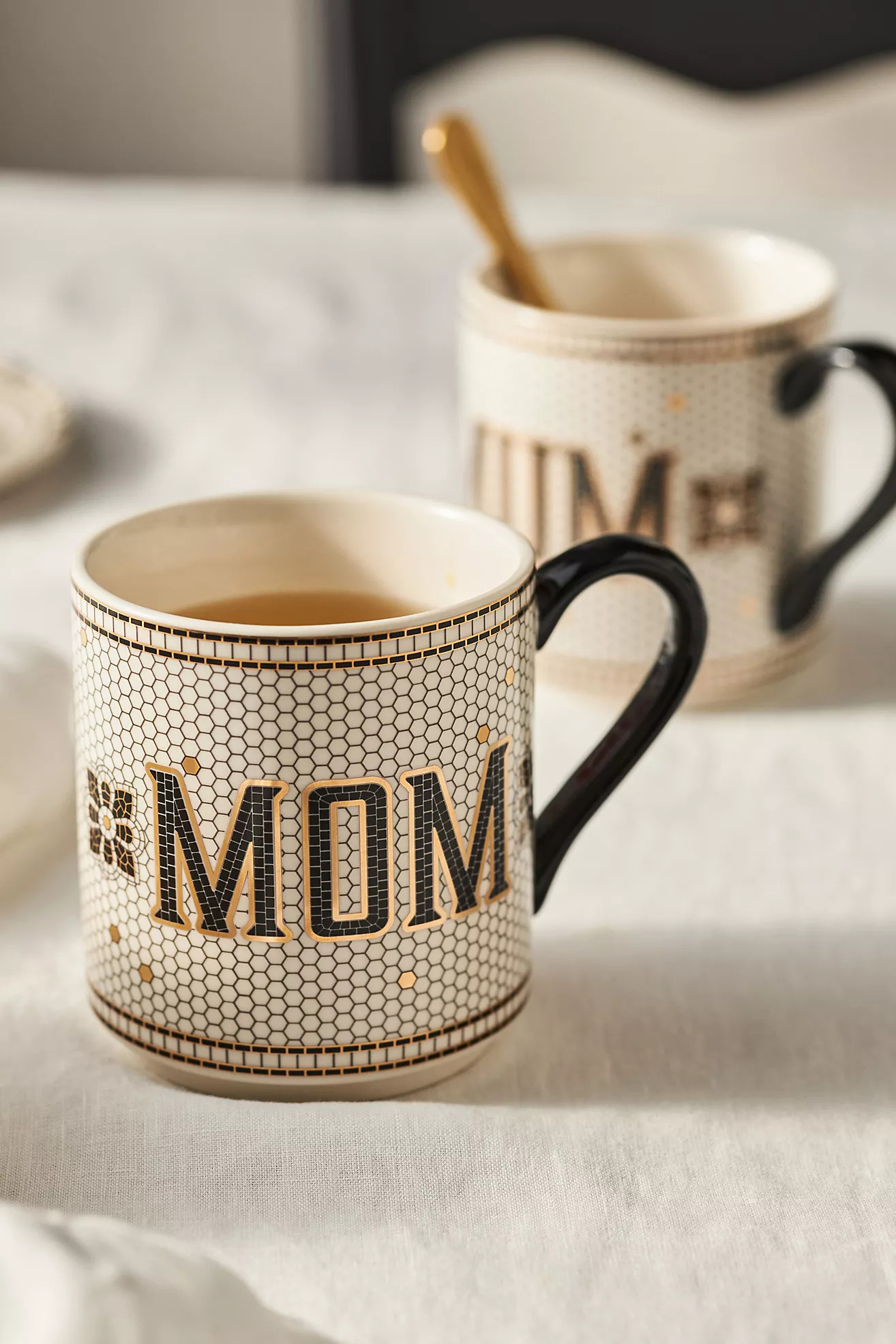 The Bistro Tile Stoneware Mug: Family Edition | Anthropologie (US)