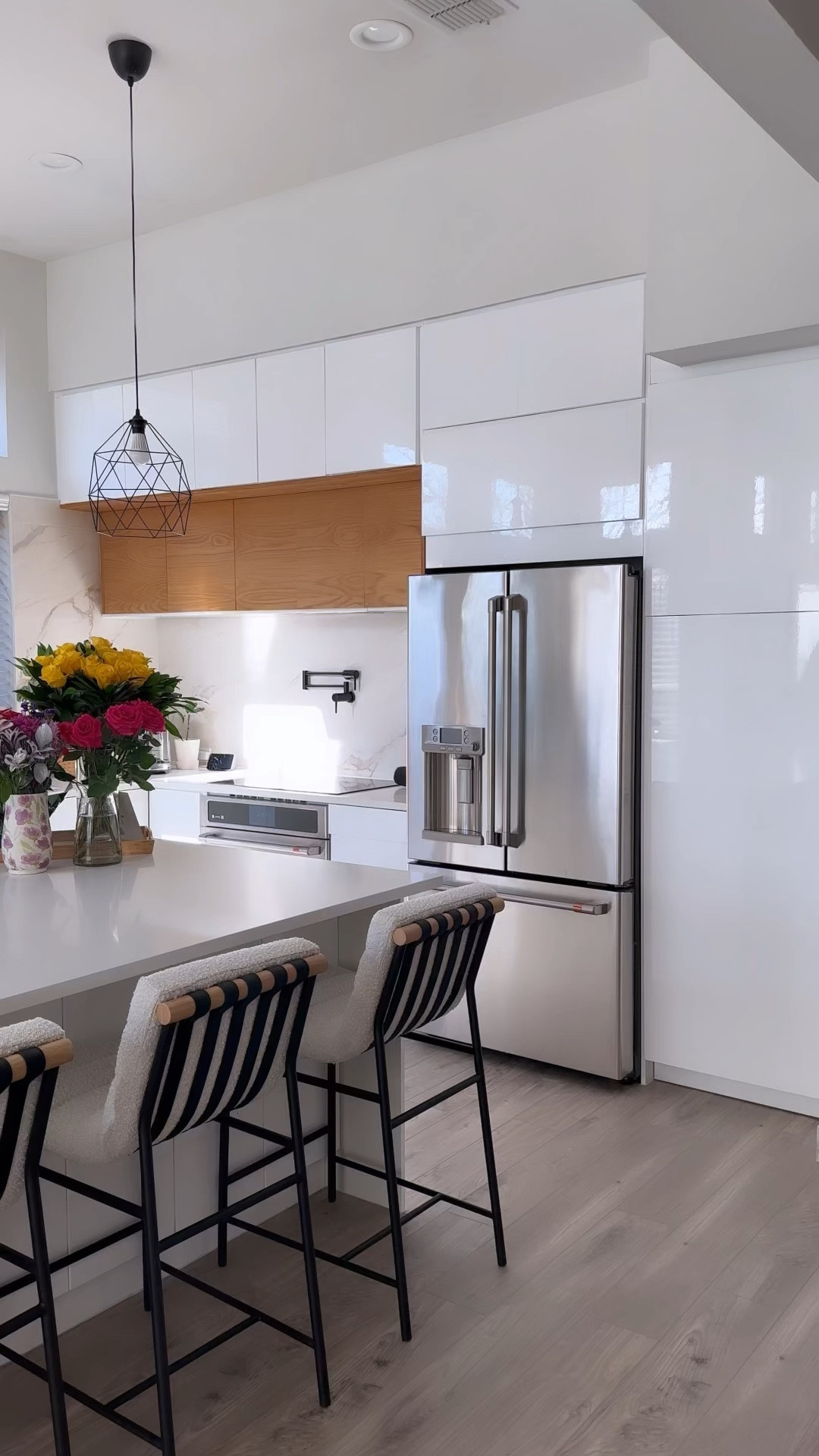 Our new kitchen 😍
I like modern European style, flat doors, white, black, gray colors and wood 🥰 
I linked everything that I could 🤗

#LTKVideo #LTKfamily #LTKhome