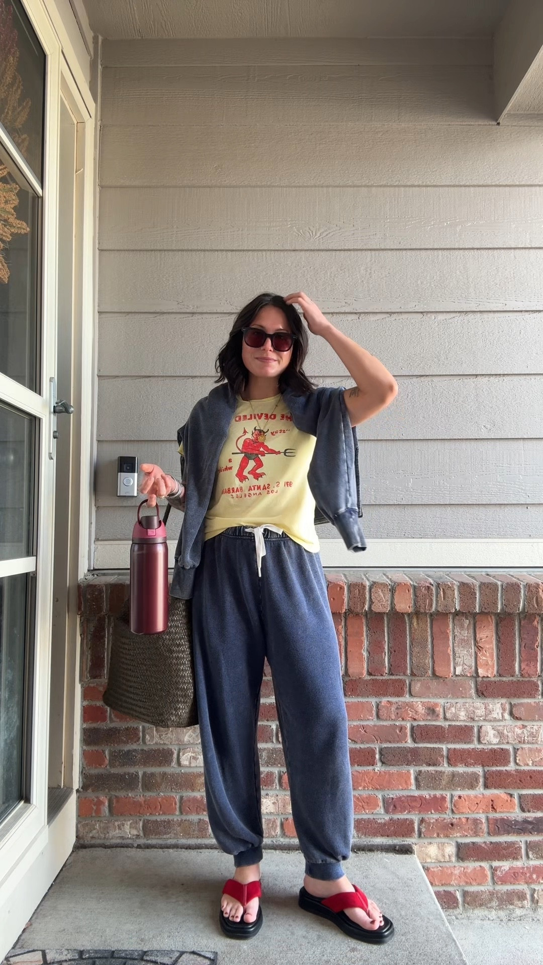 travel ootd! @Aerie #daydreamerla #aerie #ootd #stevemadden #madewell @Steve Madden US @Madewell 

#LTKootd #LTKTravel #LTKSeasonal