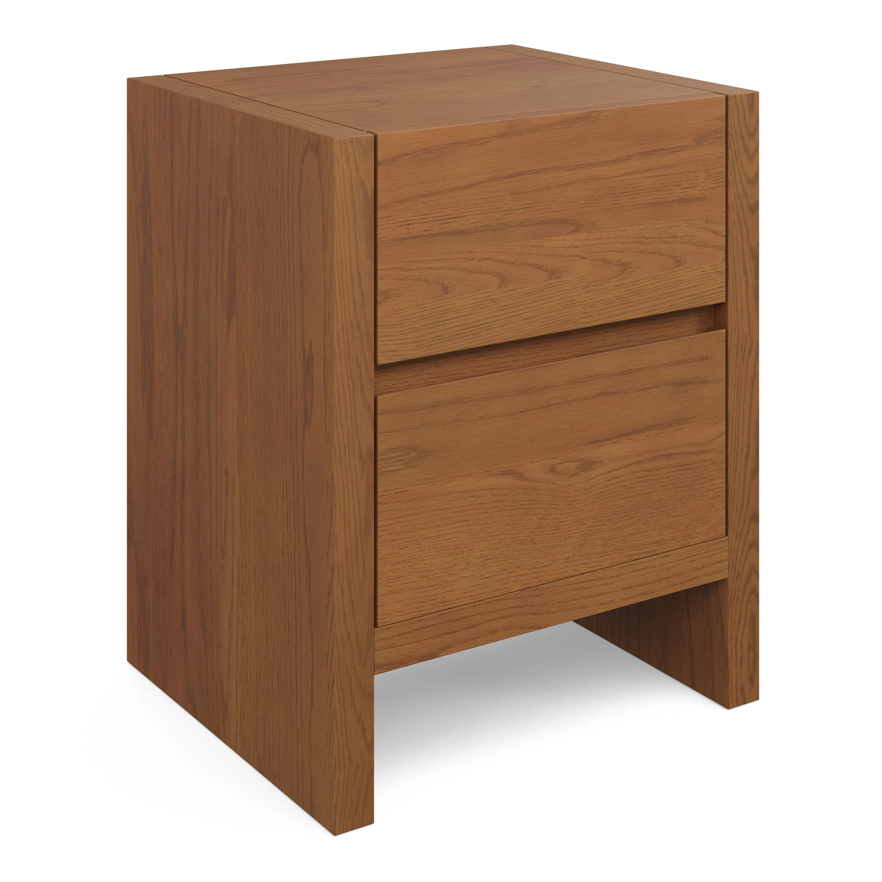 Leif 2-Drawer Nightstand - Smoked Oak | Article