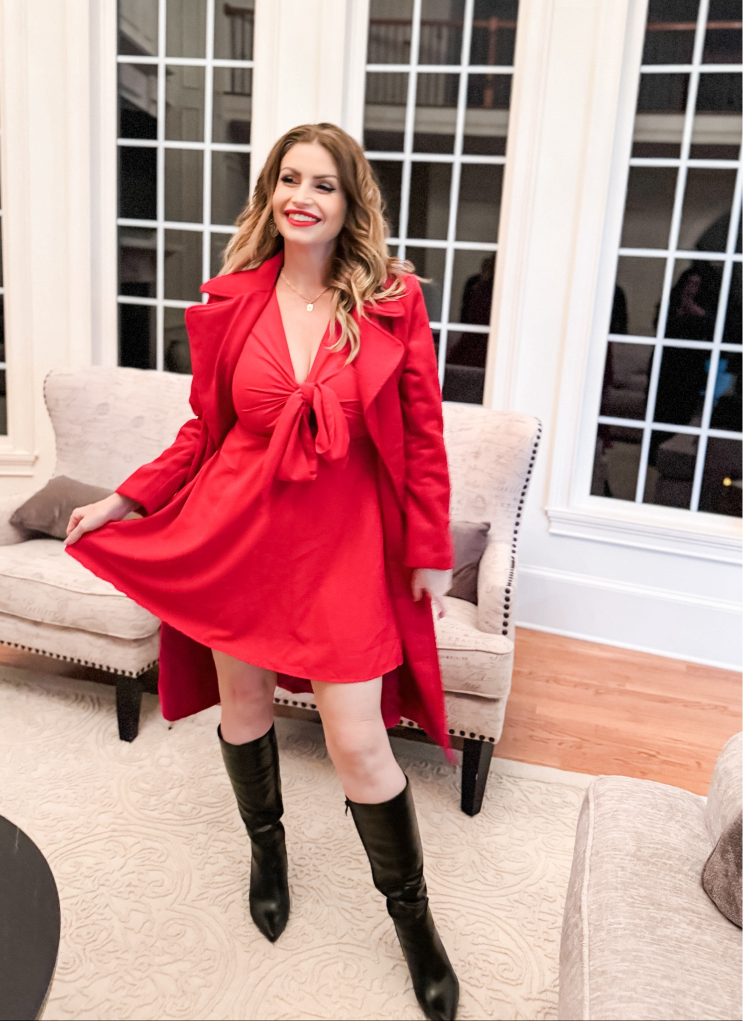 Pretty in red 🌹great Valentine’s Day outfit idea  

#LTKMostLoved #LTKSeasonal #LTKfindsunder50