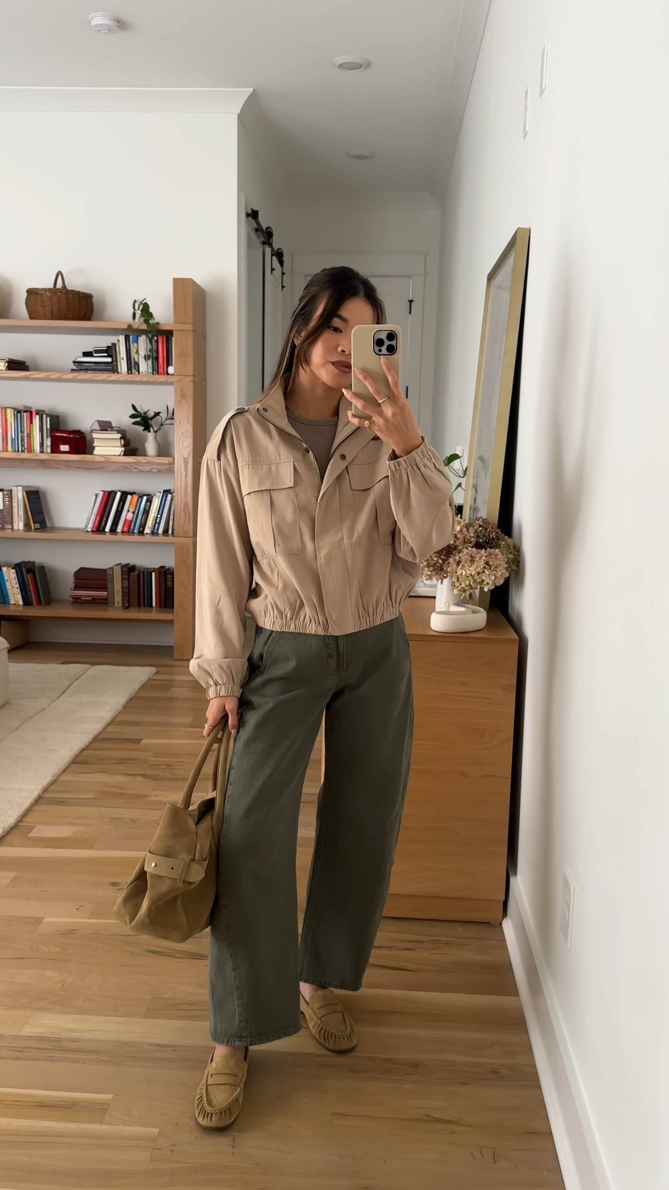 The perfect fall outfit! I love these @abercrombie green barrel pants.

Sizing info:
-Evereve Shayna Military Jacket (Size Small in Khaki) 
-Abercrombie Bra-Free Rib High-Neck Tank (Size XS in Light Brown) 
-Abercrombie High Rise barrel Jean (Size 24 Short in Olive)

Petite style, petite fashion, mom outfit, mom style, petite pants, petite outfit ideas, petite outfits, best pants for petite, petite jeans, spring style, spring outfits, vacation outfits, summer outfits, fall jeans, fall pants, autumn top, petite fall outfits, Abercrombie jeans, evereve, autumn jacket, windbreaker, cropped trench coat

#LTKootd #LTKSeasonal #LTKPetite