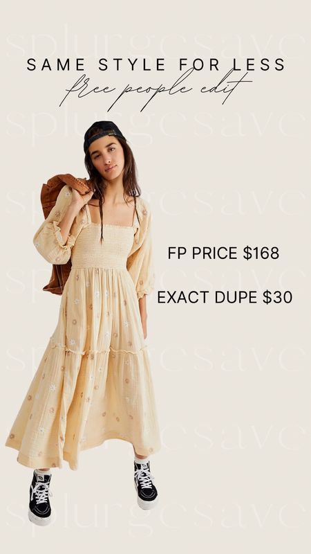 free people dahlia embroidered maxi dress EXACT DUPE for a quarter of the price in multiple colors 🤯
dresses / for her / free people / boho style / boho dresses / floral dress / flower dress / flowy dress / dupe / same style for less / same vibe for less / ootd

#LTKSale #LTKunder50 #LTKsalealert