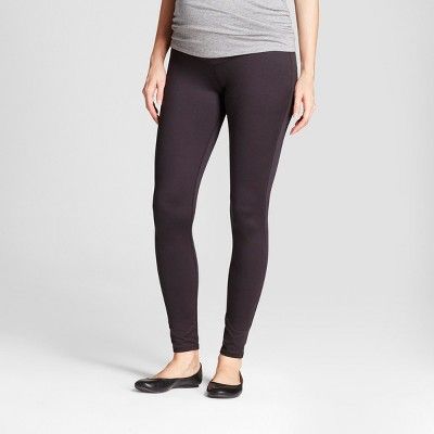 Maternity Overbelly Panel Leggings - Isabel Maternity by Ingrid & Isabel™ Black | Target