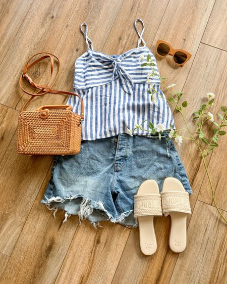 Summer outfit. Denim shorts. Jean shorts. Abercrombie shorts. Beach outfit. Vacation outfit.

#LTKGiftGuide #LTKTravel #LTKSeasonal