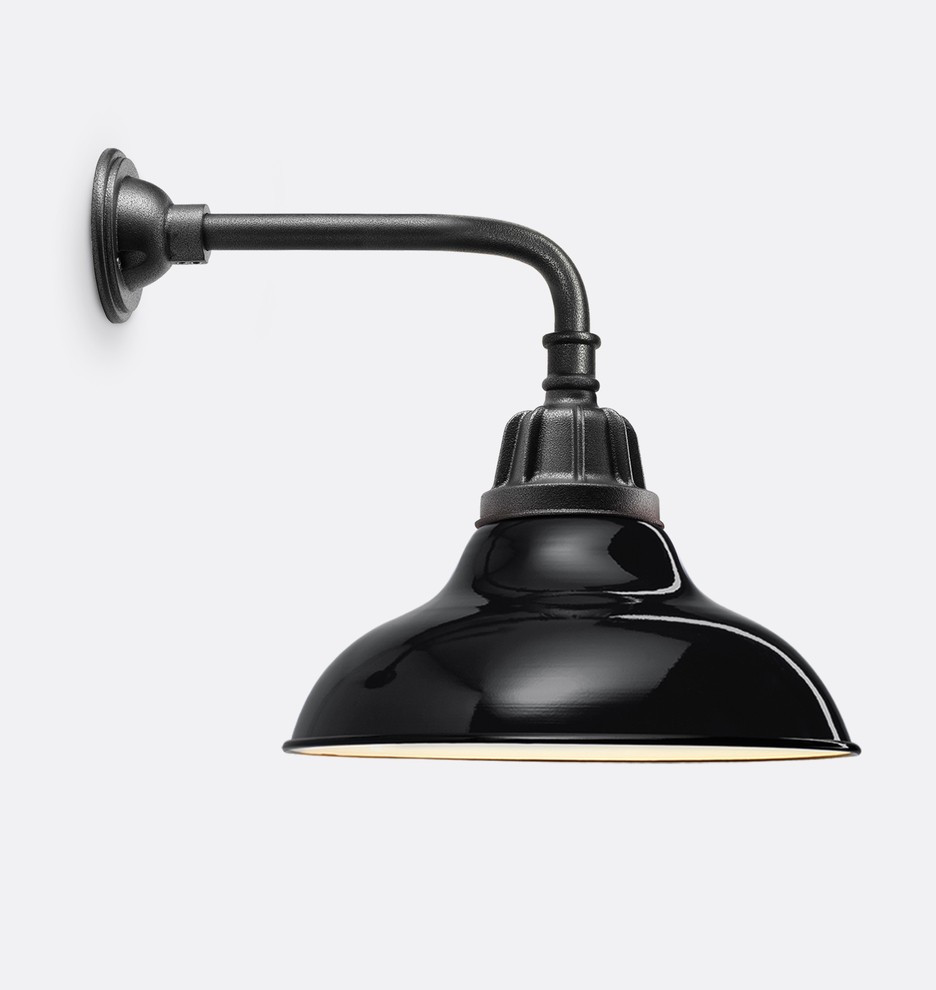 Carson L-Arm Wall Sconce | Rejuvenation