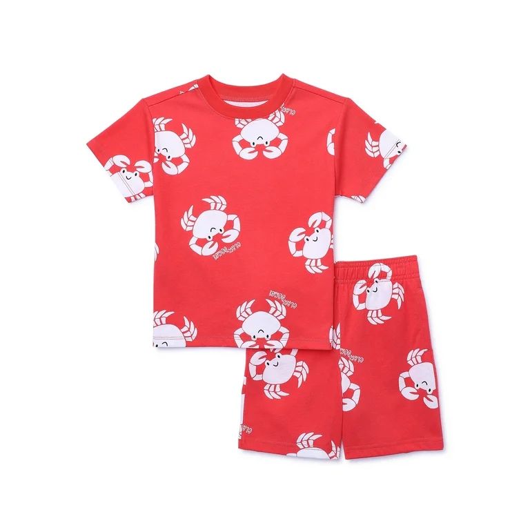 Garanimals Toddler Boy Print Jersey Outfit Set, Sizes 12M-5T | Walmart (US)