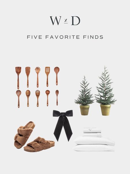 Shop our Five Favorite Finds… Black Friday Edition! From a beautiful wooden spoon set to the sheets I can’t live without, plus faux potted trees that are currently 50% off — find them all here!

#LTKCyberWeek #LTKhome #LTKHoliday