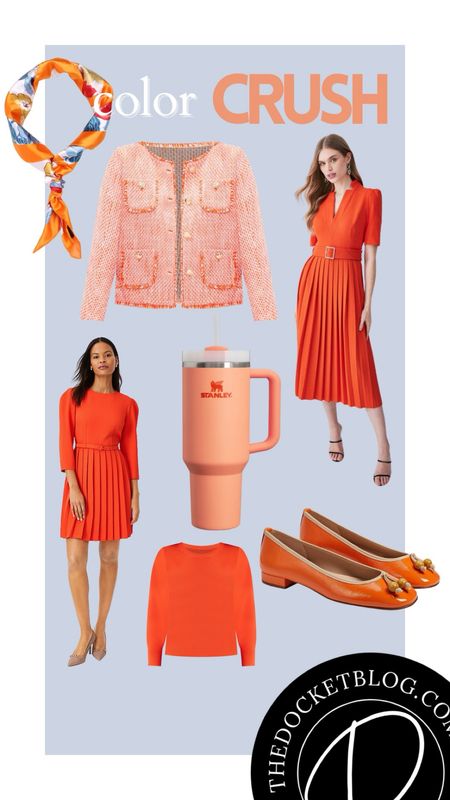 Color crush for spring workwear - tangerine 🍊 

Womens business professional workwear and business casual workwear and office outfits midsize outfit midsize style 

#LTKSeasonal #LTKstyletip #LTKworkwear