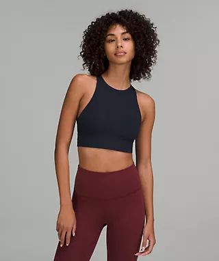 lululemon Energy High-Neck Longline Tough Bra Medium Support, B–D Cups | Lululemon (US)