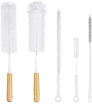 Jekayla 5 Pack Bottle Brush Cleaner, Bottle Brushes for cleaning baby bottle and straw, Water Bot... | Amazon (US)