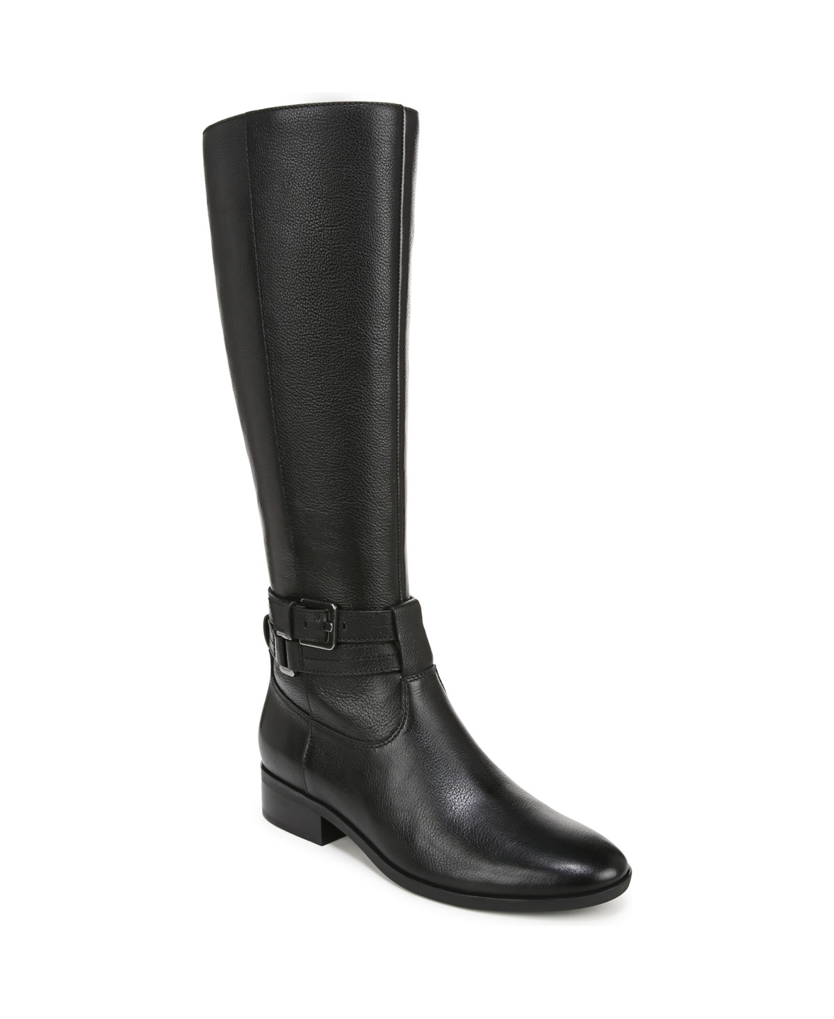 Naturalizer Rory Knee High Boots - Black Leather | Macy's