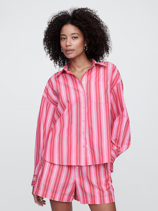 Oversized Shirt in Poplin | Gap Factory