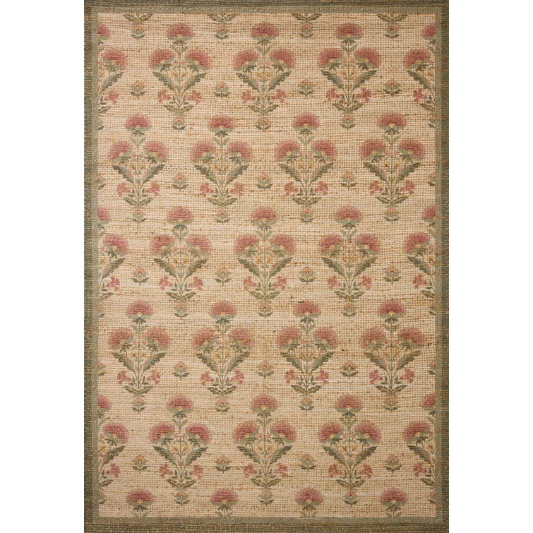 Chris Loves Julia x Loloi Rue Wheat / Sage Area Rug | Wayfair North America