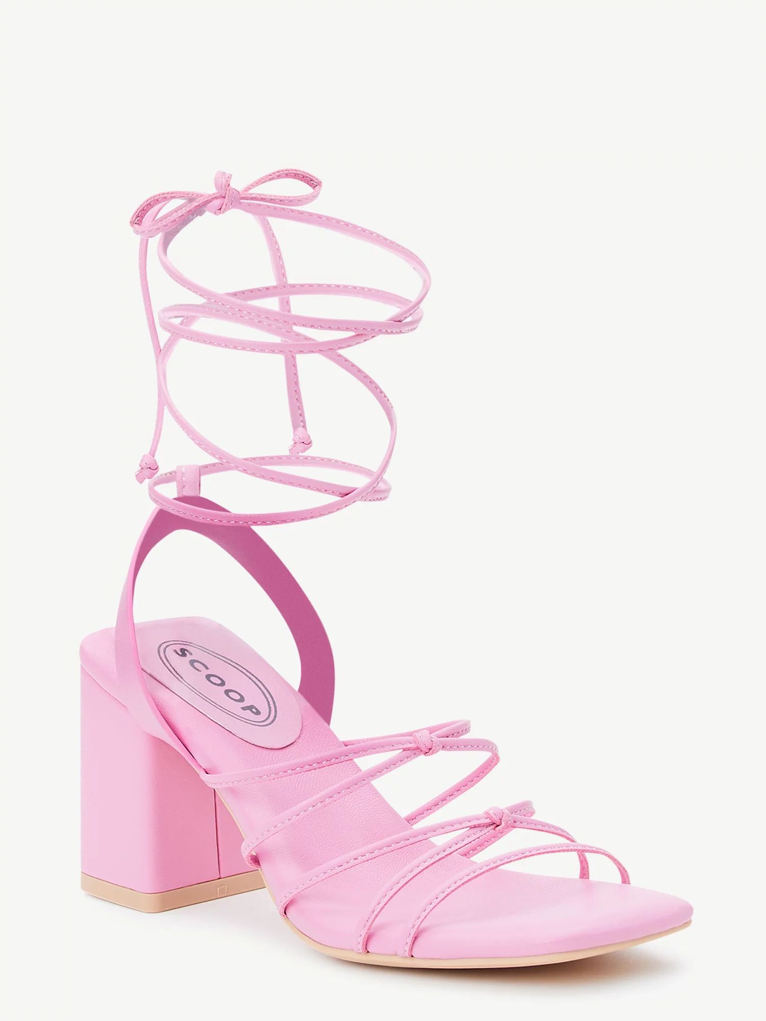 Scoop Women's Strappy Block Heel Sandals | Walmart (US)