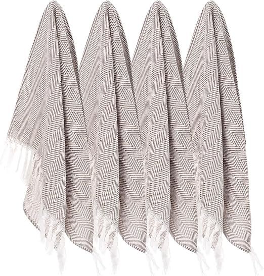 Lifaith 100% Cotton Hand Face Head Guest Gym Towel Set Washcloth Kitchen Tea Towel Dish Cloth Set... | Amazon (US)