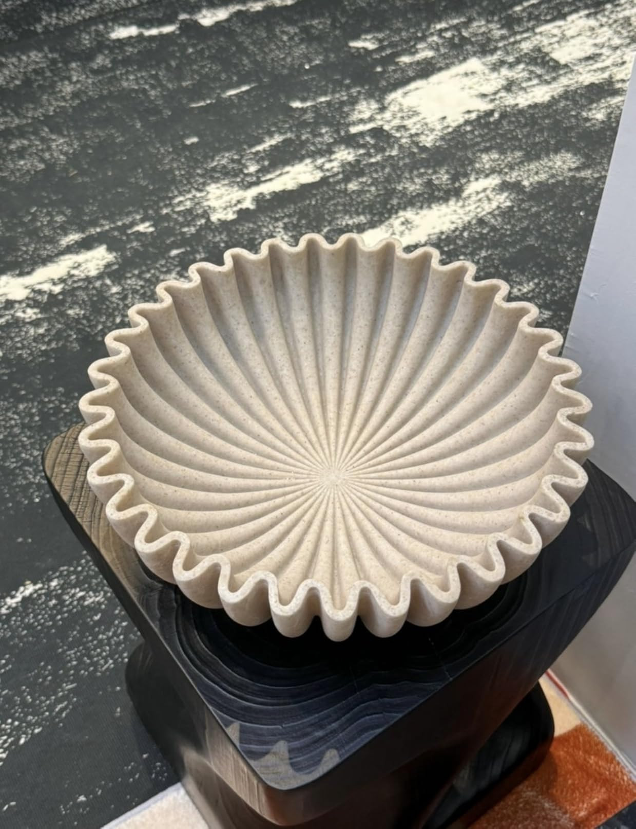 12" Extra Large Decorative Bowl – Decorative Fruit Bowl for Kitchen Counter, Modern Handmade Bo... | Amazon (US)