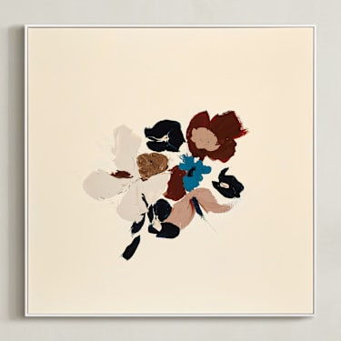 Creamy Abstract Botanical | Minted