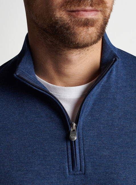 Crown Comfort Interlock Quarter-Zip | Peter Millar