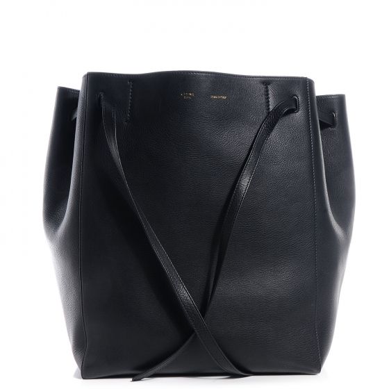 CELINE

Soft Grained Calfskin Medium Cabas Phantom Black | Fashionphile