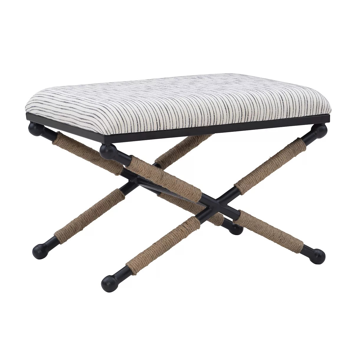 Linon Ashburn Campaign Accent Stool, Beige | Kohl's