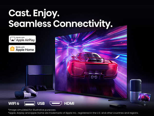 Hisense 50" E6 Cinema Series Hi-QLED 4K UHD Smart Fire TV (50E6QF) - AI Light Sensor, Dolby Visio... | Amazon (US)