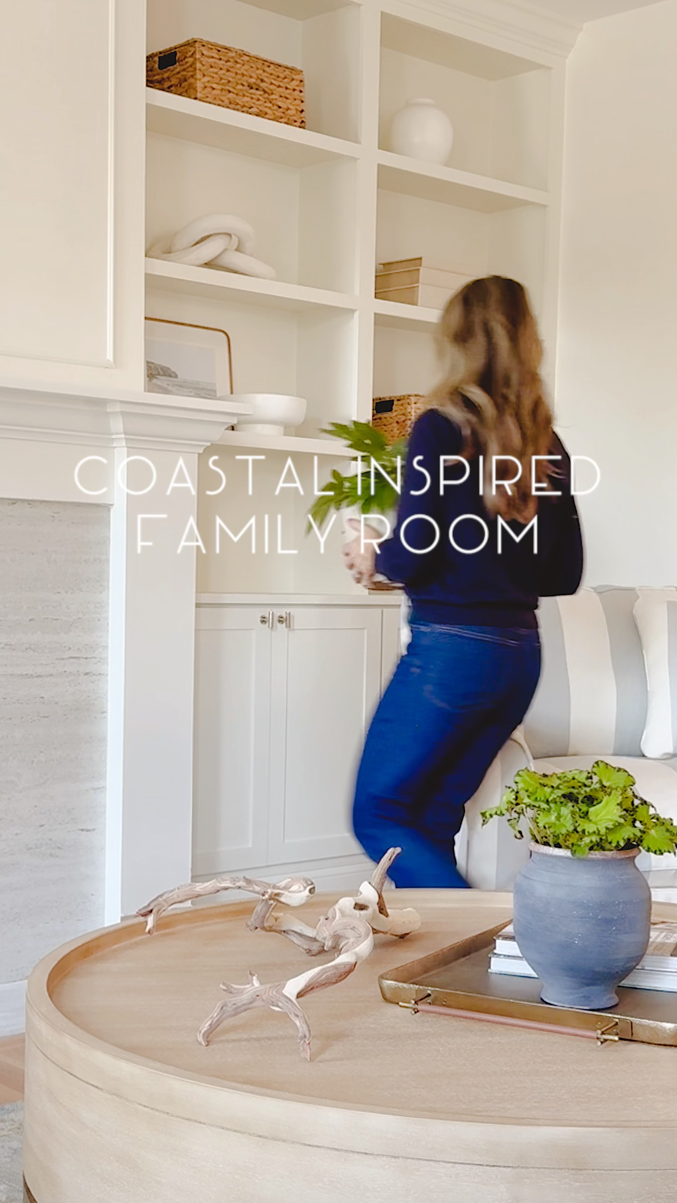 Coastal inspired family room! 

#LTKHome #LTKWatchNow #LTKSaleAlert