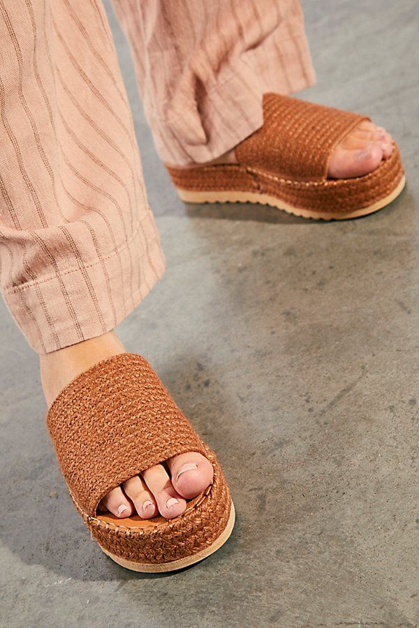 Bree Woven Platform Sandals by Matisse at Free People, Terracotta, US 9 | Free People (Global - UK&FR Excluded)
