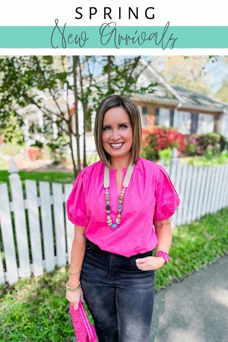 Avara new arrivals 
Save 15% with code LAURA15 through Friday 4/12 at midnight 

Light blue top - runs generous, I sized down 
Hot pink top - size down if in between 
Green & blue floral dress - size up if in between sizes or busty 
Other pieces all run true to size 

#LTKover40 #LTKstyletip #LTKfindsunder100