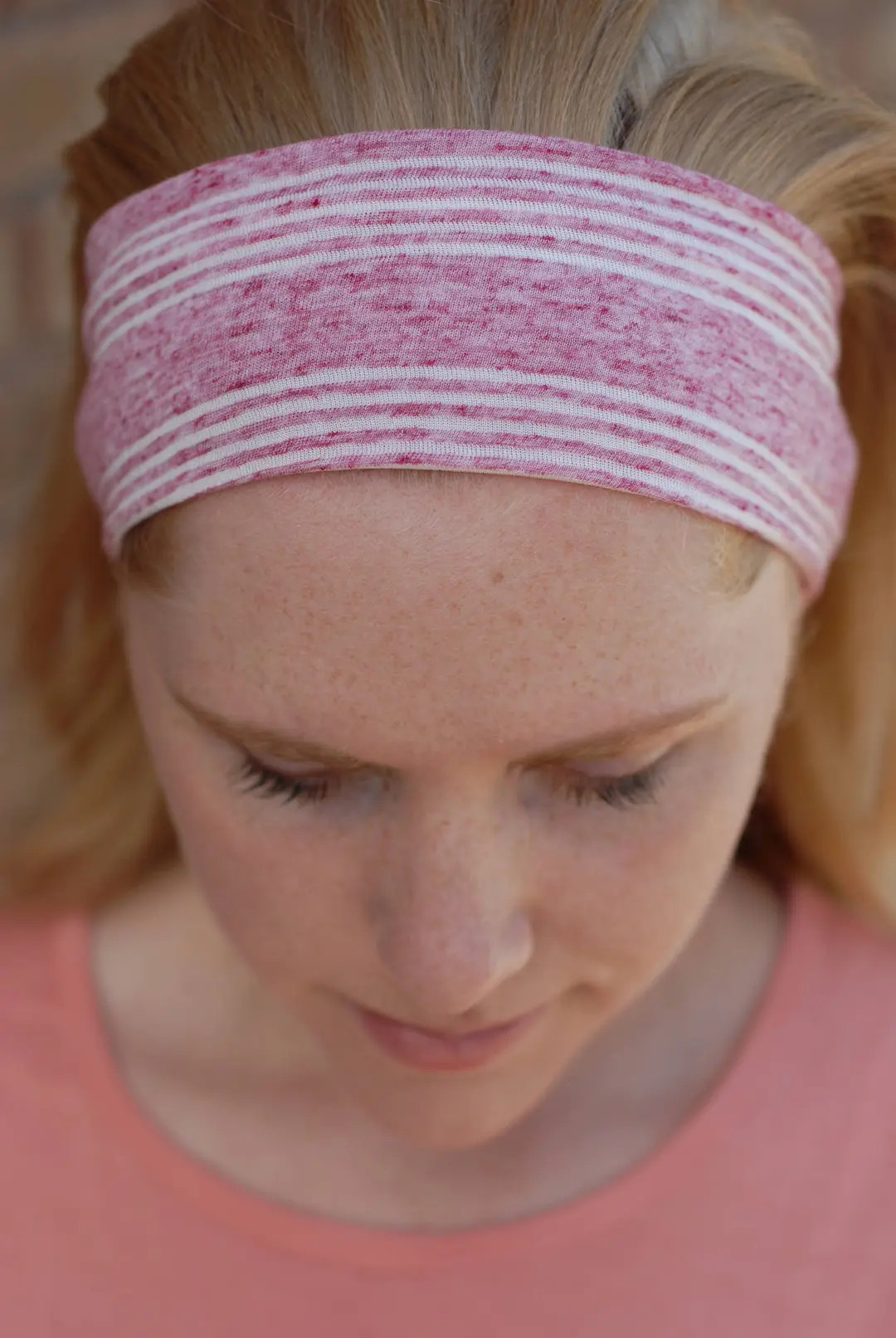 Pink Striped Headband | Etsy (US)