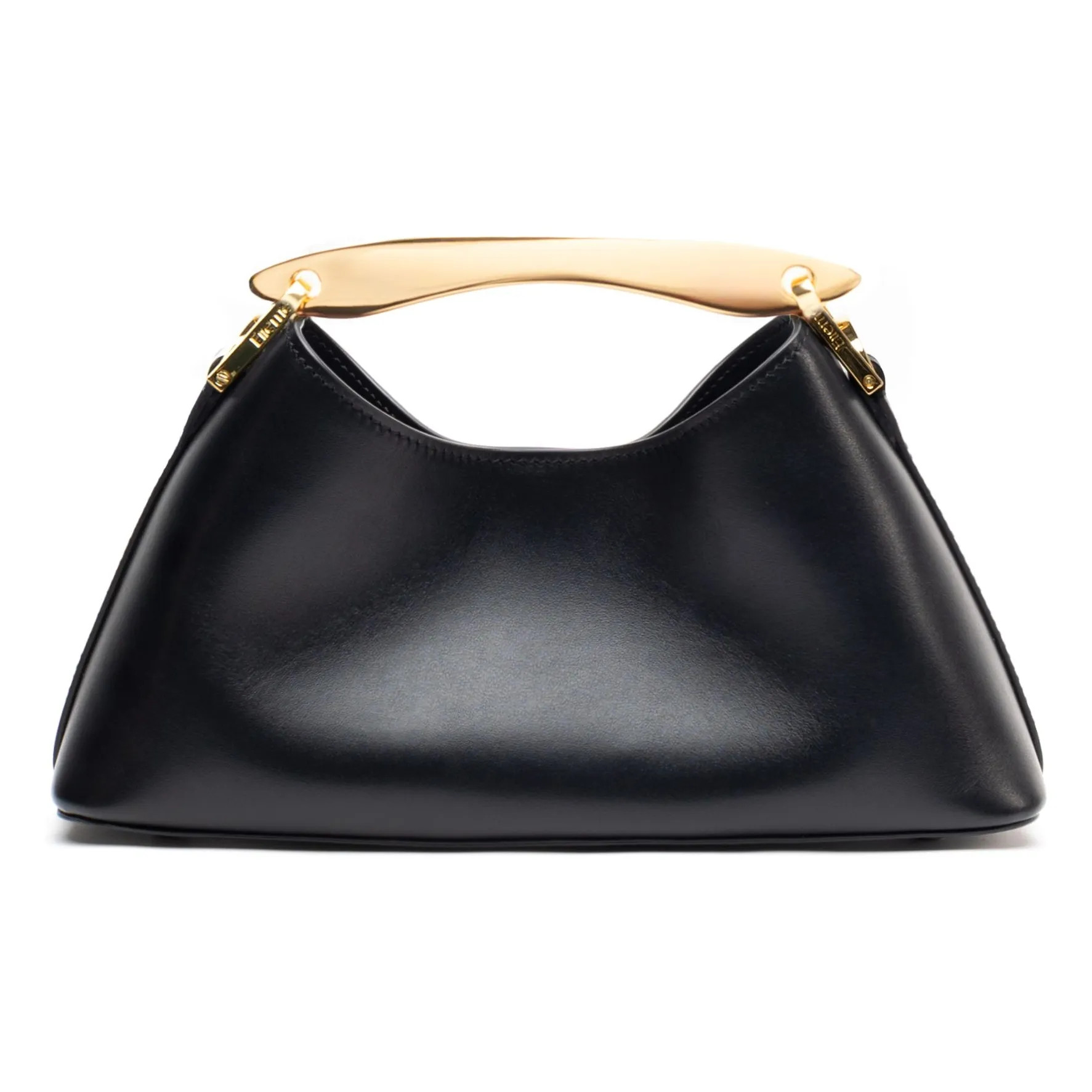Bag Mini Boomerang Leather | Black | Smallable