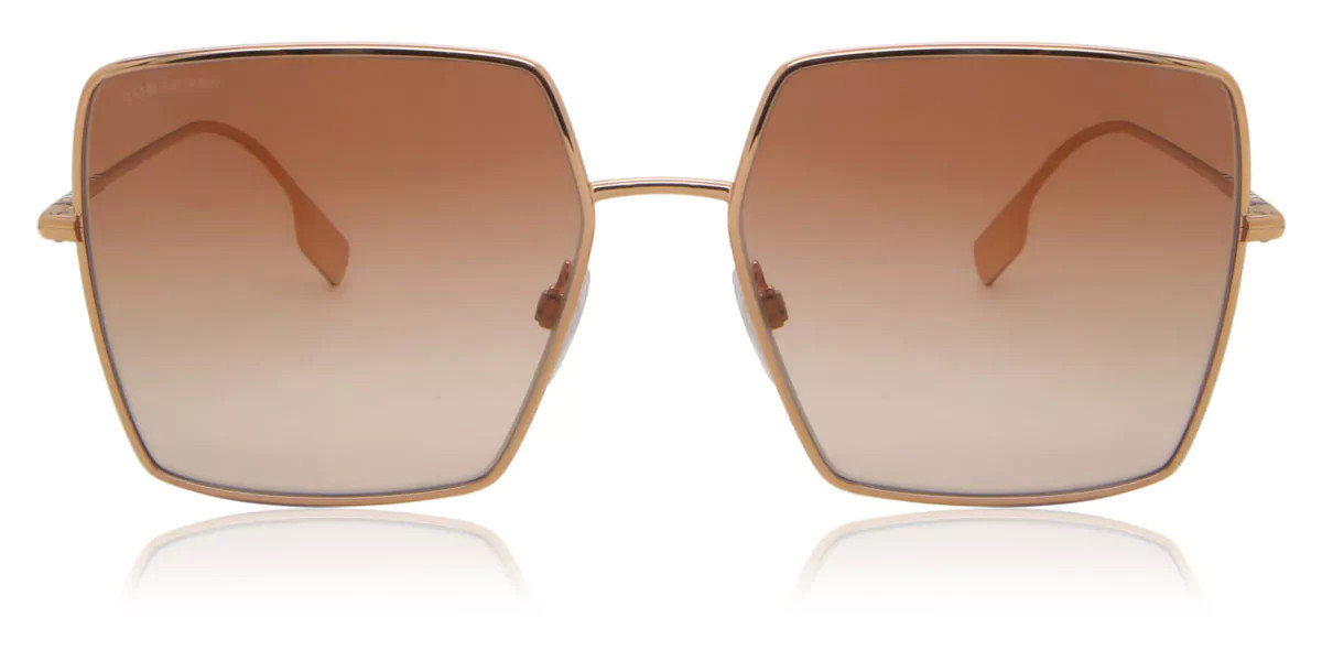 Burberry BE3133 DAPHNE 133713 Women’s Sunglasses Rose-Gold Size 58 | SmartBuyGlasses Global