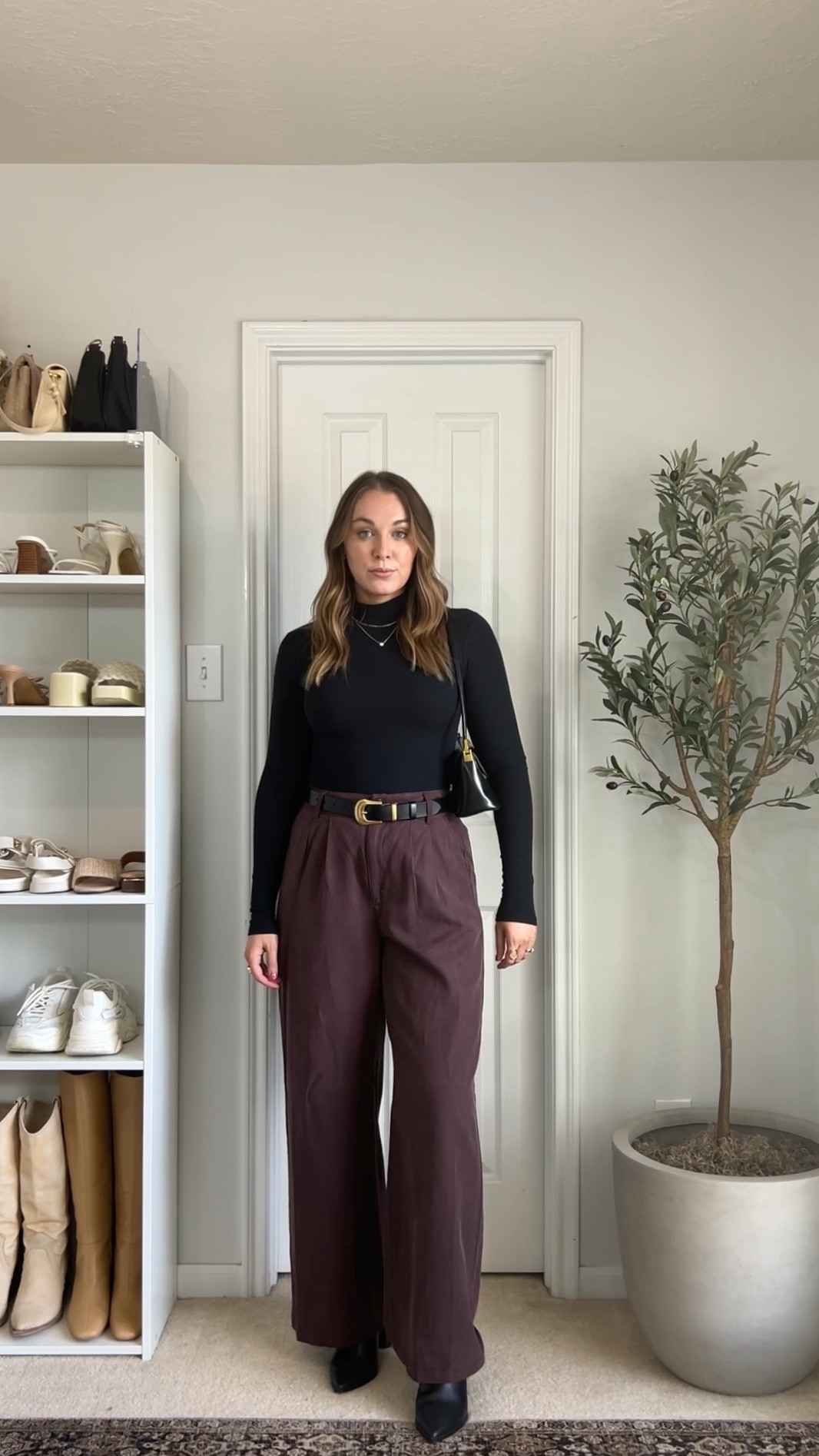 who said brown and black don't go together?! 🤎♠️ save this for an easy + cute fall workwear outfit! 👏🏻⁠

Pants M/6
Top S 
Boots are old linking similar 
⁠.⁠
.⁠
.⁠
.⁠
capsule wardrobe, neutral style, minimalistic aesthetic fashion, aesthetic style, fashion style, streetwear style, Pinterest girl, Pinterest aesthetic, Pinterest style, casual style, fall style, fall outfits, cute fall style, effortless chic, outfit inspo. #falloutfitideas #fashioninspired #pintereststyle #pinterestoutfit 

#LTKstyletip #LTKSeasonal #LTKfindsunder50