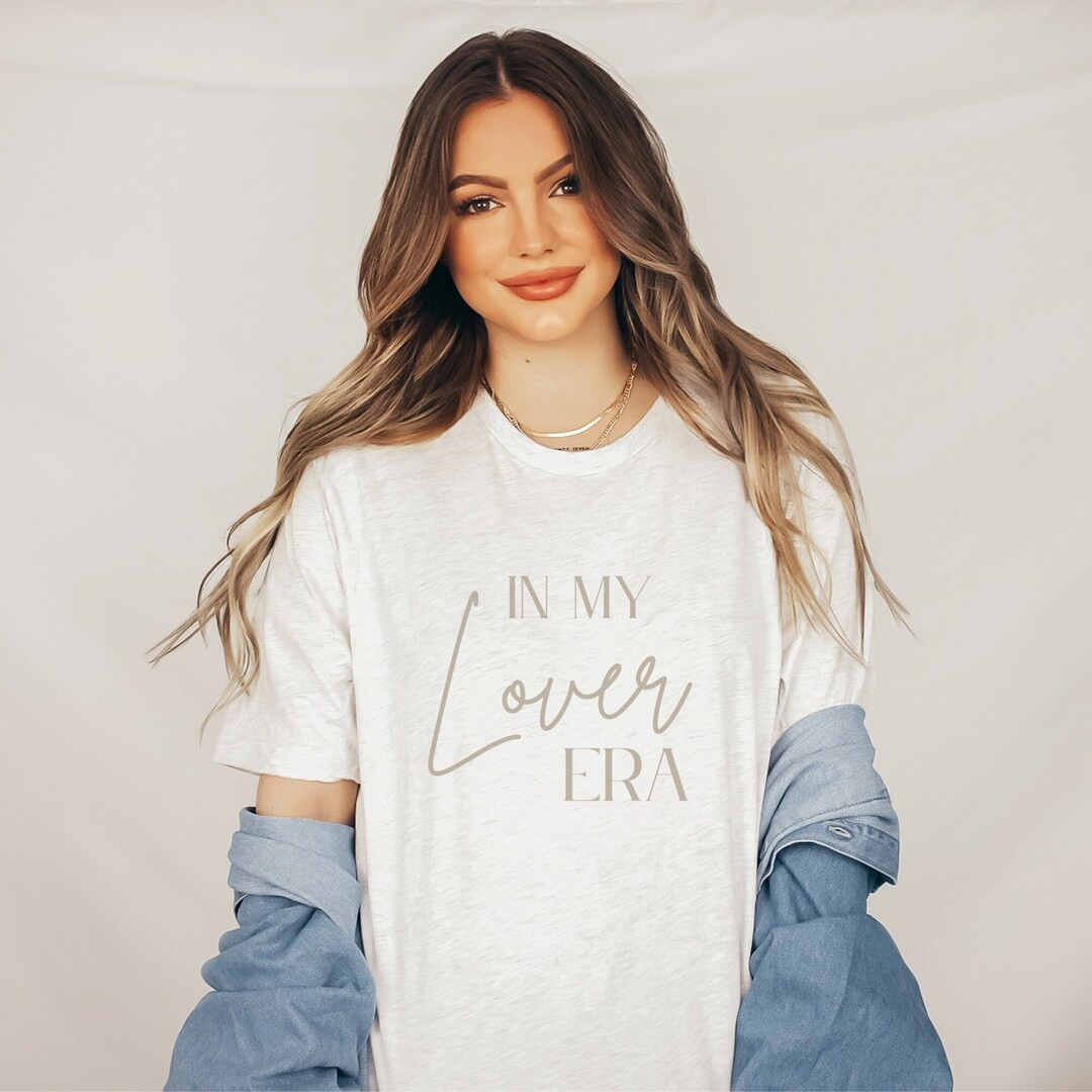 In my lover era shirt, eras shirt, lover shirt, mom concert tee, cute bride shirt, engagement gif... | Etsy (US)