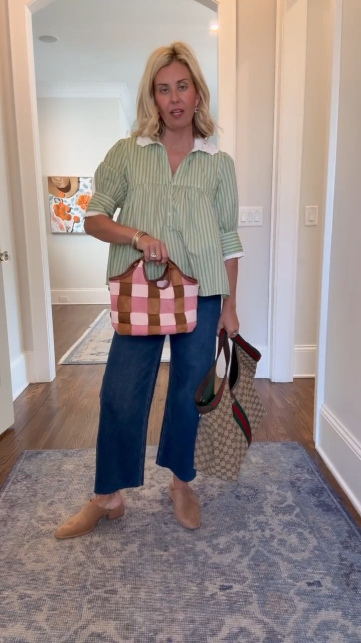 Cutie babydoll swing top paired with these fabulous jeans. 
Top - small 
Jeans - 26P
Shoes - 8

#LTKdayinmylife #LTKootd #LTKmomlife