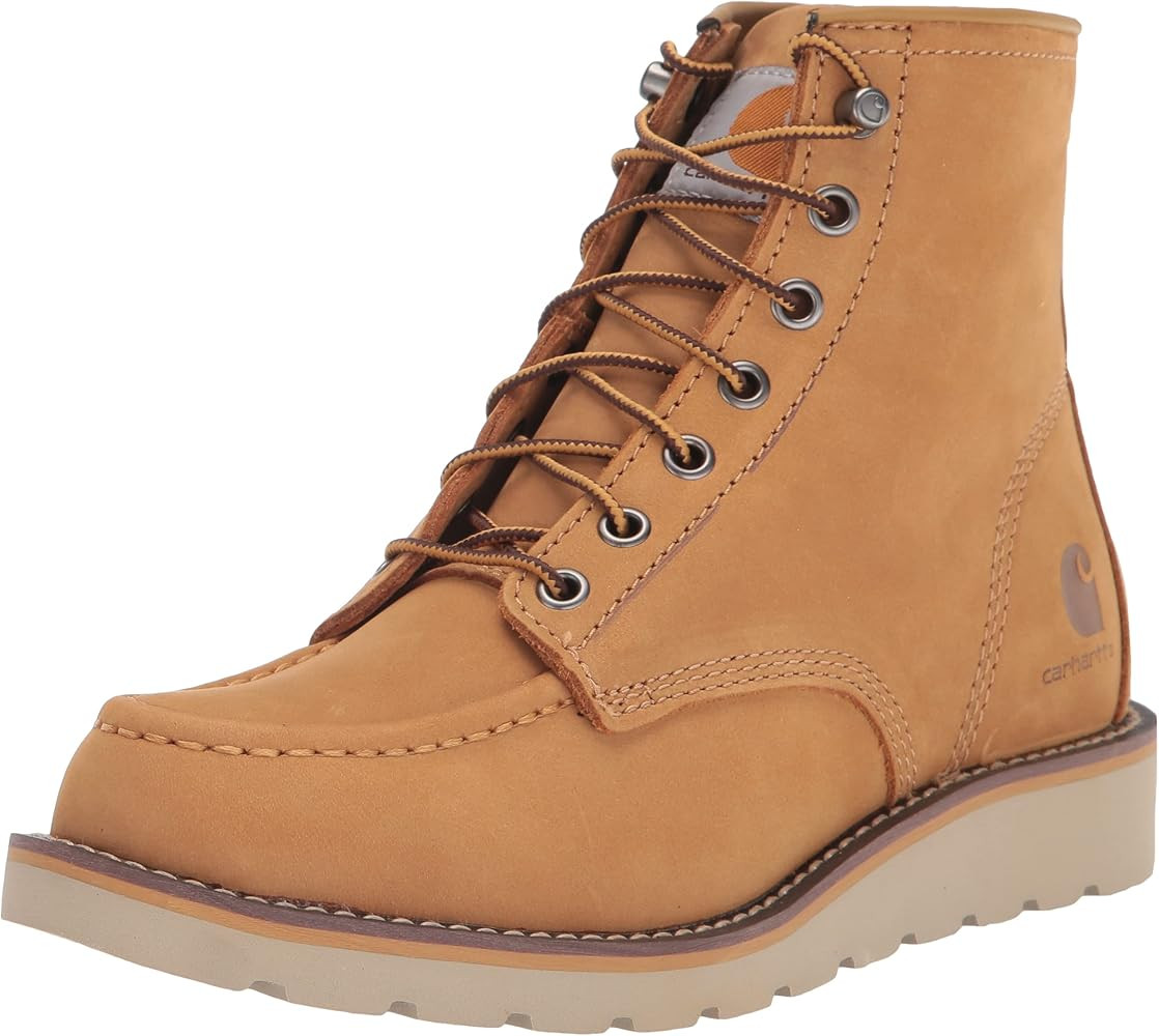 Carhartt Women's 6-inch Moc Soft Toe Wedge Boot | Amazon (US)