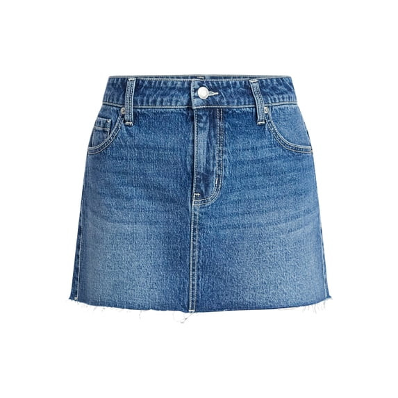 No Boundaries Denim Mini Skirt, Women's XXS-XXL | Walmart (US)