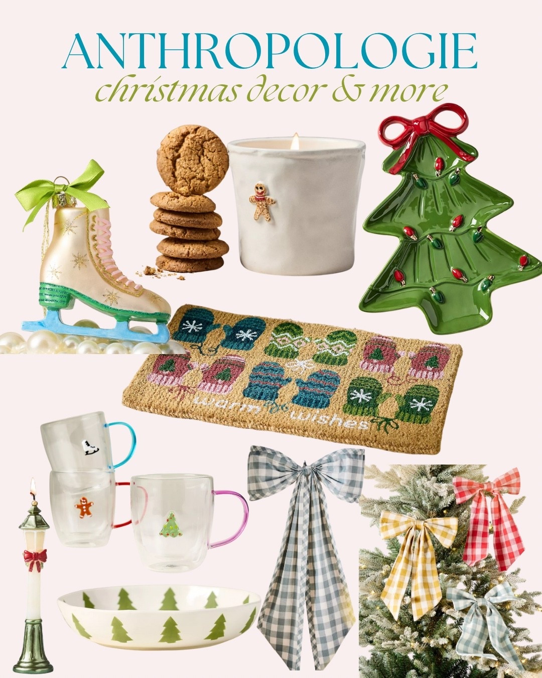 Colorful anthro Christmas decor 

#LTKSeasonal #LTKHome #LTKFindsUnder50