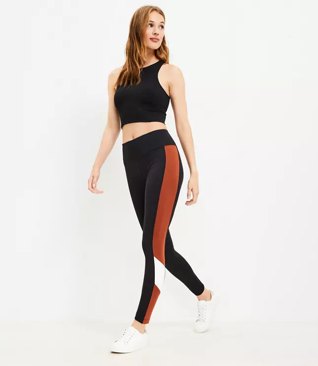 Lou & Grey Colorblock Feel Good Pocket Leggings | LOFT