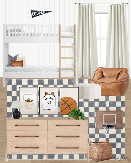 Teen boy room, bunk bed, basketball room, boy bedroom, teen room, boys room, kid spaces, dresser, beanbag 

#LTKfamily #LTKhome #LTKkids
