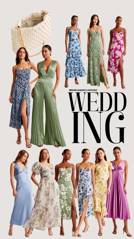 Spring and summer wedding guest dresses from abercrombie and fitch 

dresses, wedding, guest wedding dressses, jumpsuit 

#LTKstyletip #LTKSeasonal #LTKwedding