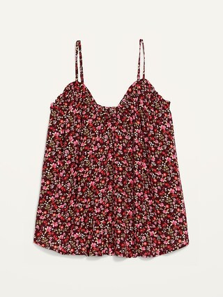 Scoop-Neck Floral Swing Cami Blouse for Women | Old Navy (US)