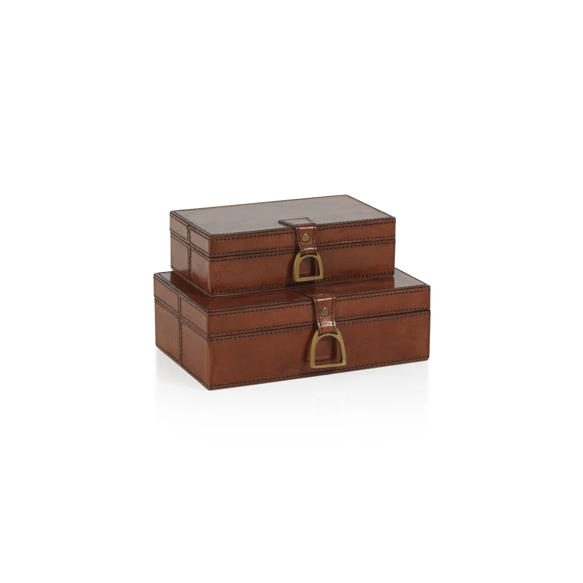 Harjivan Faux Leather Decorative Box | Wayfair North America