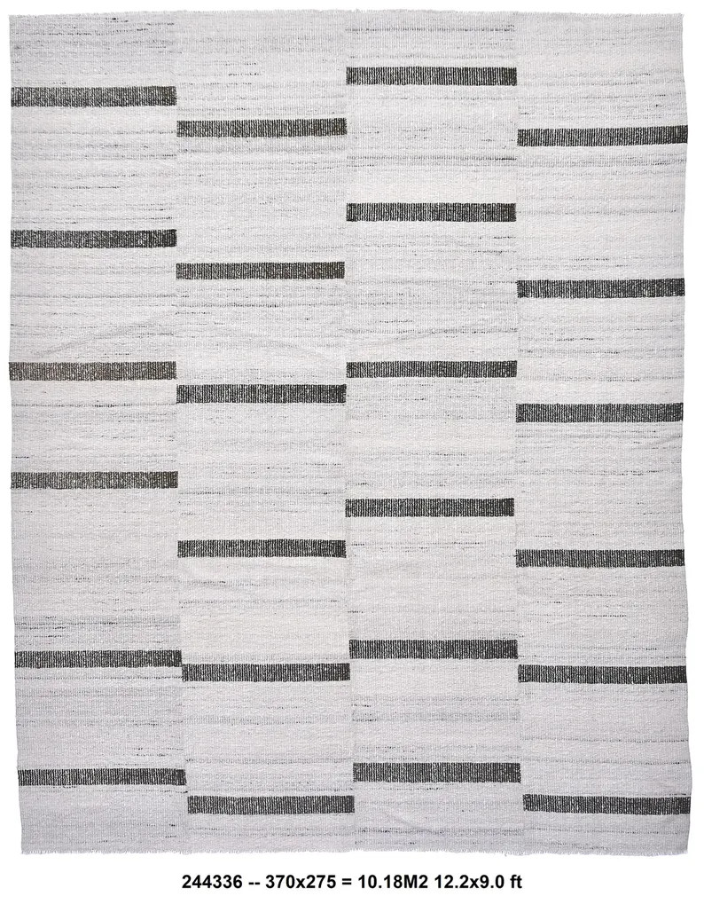 8x10 Handwoven Wool Kilim Rug: Green & Beige Minimalist Rug - Etsy | Etsy (US)